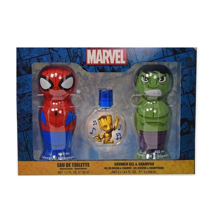  SPIDERMAN 836 HULK SG+ EDT GROOTH 50ML ESTUCHE KIT