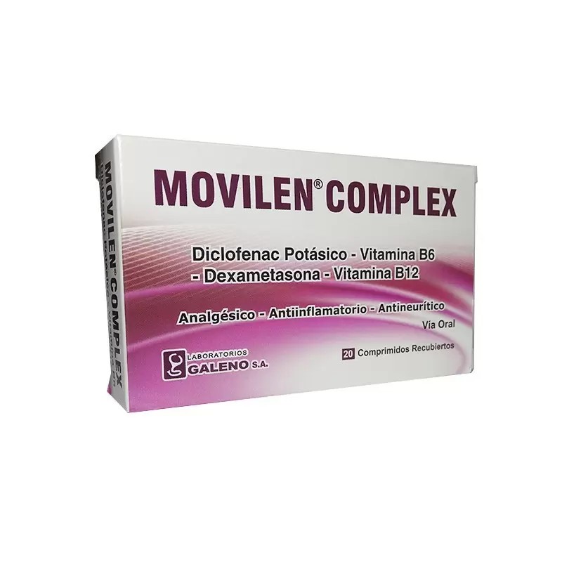 Comprar MOVILEN COMPLEX CAJA X 20 COMP REC Con Descuento de 20% en Farmacia y Perfumería Catedral