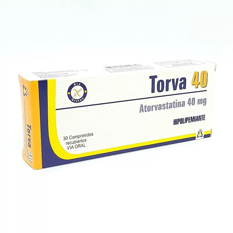 Comprar TORVA 40 MG. CAJA X 30 COMP Con Descuento de 20% en Farmacia y Perfumería Catedral