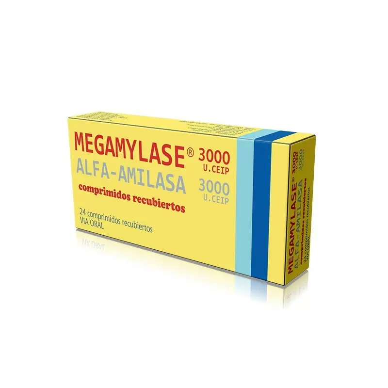 Comprar MEGAMYLASE CAJA X 24 COMP Con Descuento de 20% en Farmacia y Perfumería Catedral