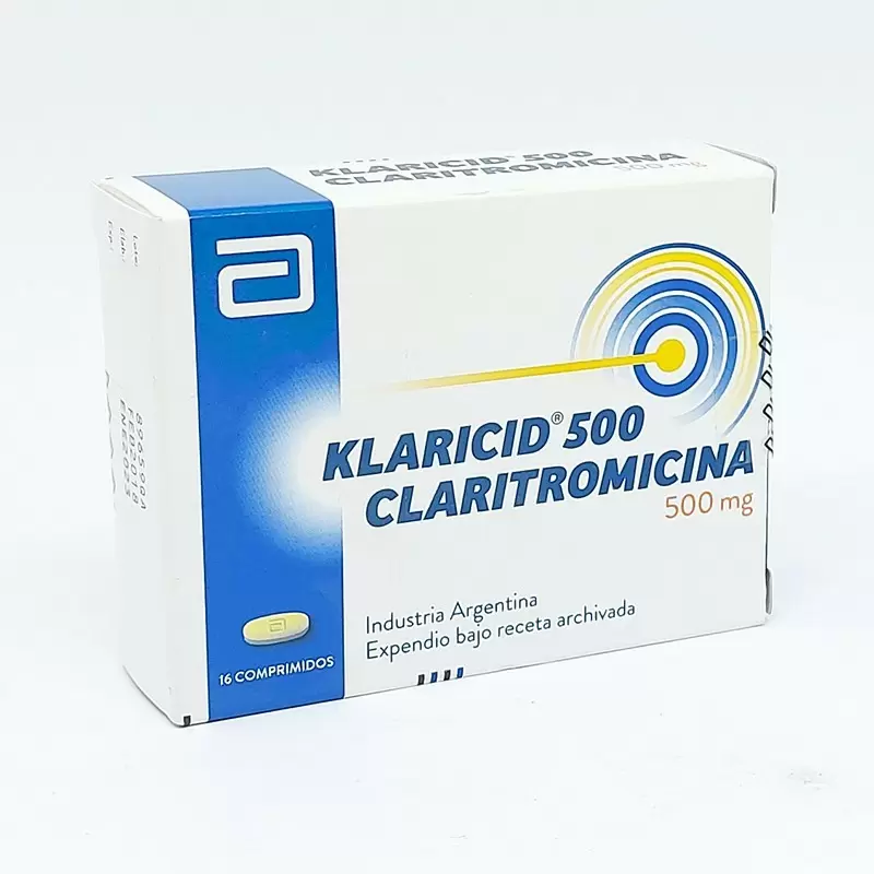 Comprar KLARICID 500 MG CAJA X 16 COMP Con Descuento de 20% en Farmacia y Perfumería Catedral