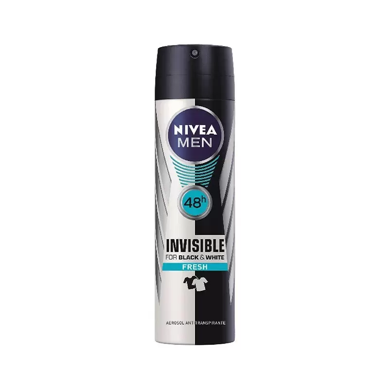  INVISIBLE BLACK & WHITE SPRAY FRESH MASCULINO 