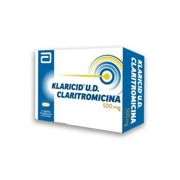 Comprar KLARICID UD 500 MG CJ C 10 COMP Con Descuento de 20% en Farmacia y Perfumería Catedral