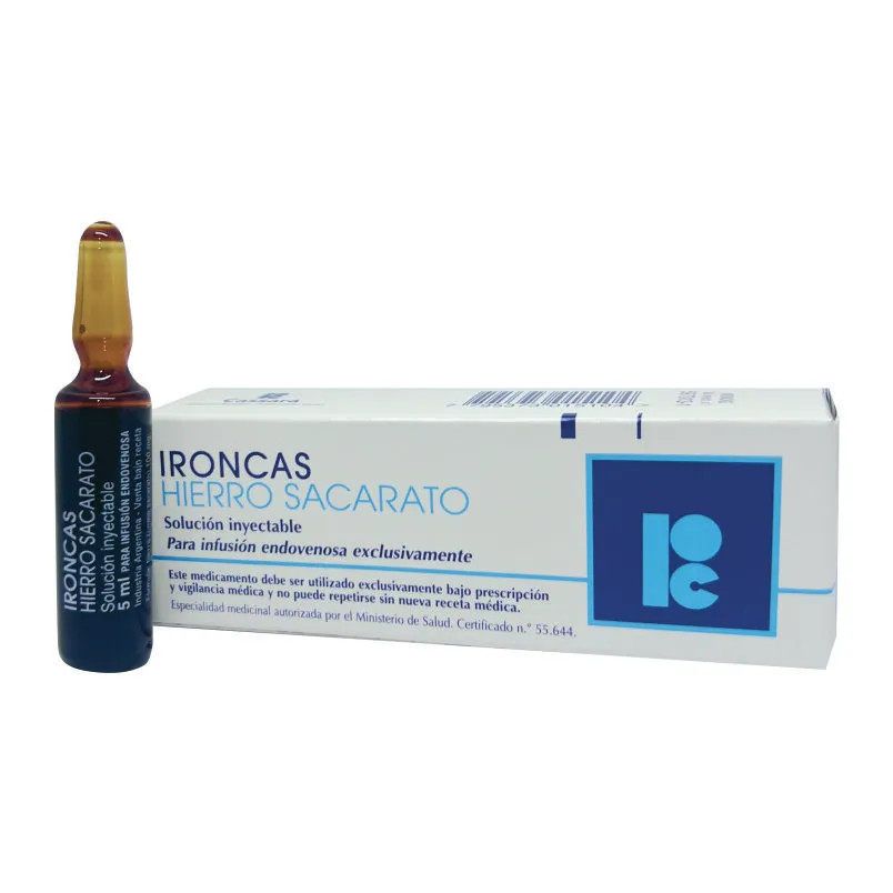  IRONCAS SOL INYECTABLE CAJA X 1 AMPOLLA