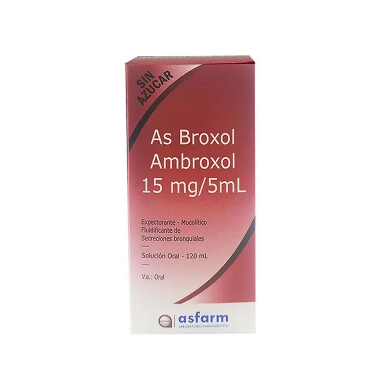 Comprar AS BROXOL JARABE FCO X 120 ML Con Descuento de 20% en Farmacia y Perfumería Catedral