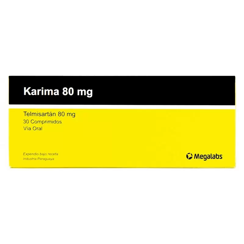 Comprar KARIMA 80 MG CAJA X 30 COMP Con Descuento de 20% en Farmacia y Perfumería Catedral