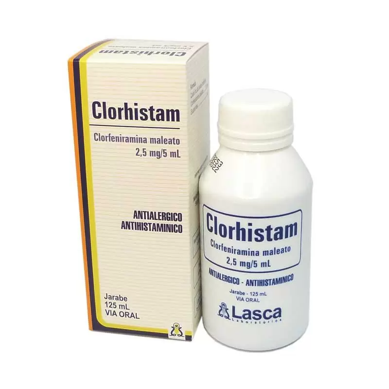 Comprar CLORHISTAM JARABE FCO X 125 ML Con Descuento de 20% en Farmacia y Perfumería Catedral