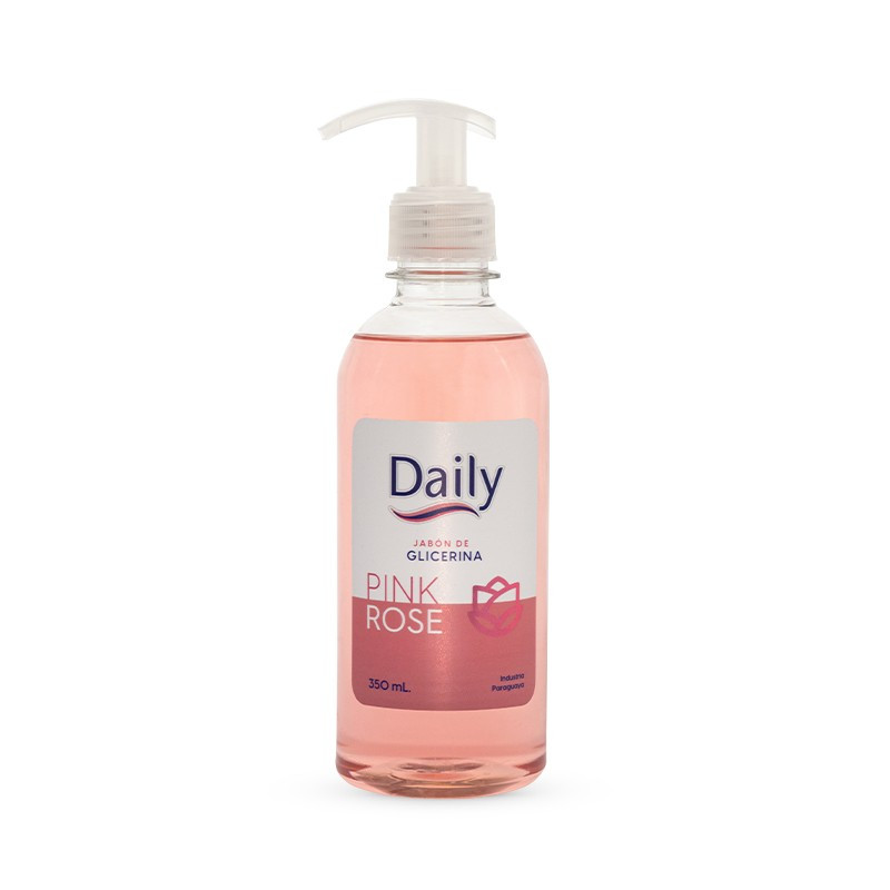  DAILY 0336 JABON LIQ.PINK ROSE C/VALV. FCO X 350 ML