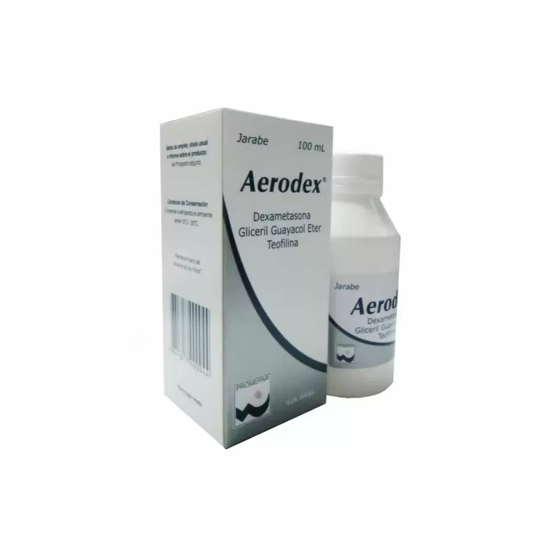 Comprar AERODEX JARABE FCO X 100 ML Con Descuento de 20% en Farmacia y Perfumería Catedral