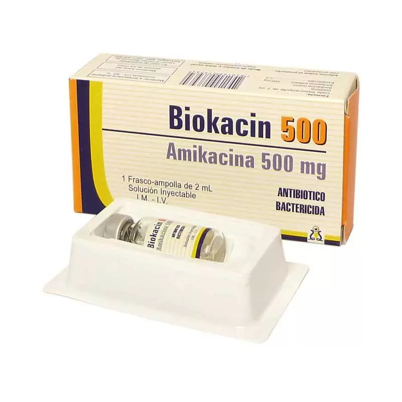Comprar BIOKACIN 500 MILIGRAMOS 2 ML CAJA X 1 AMP Con Descuento de 20% en Farmacia y Perfumería Catedral