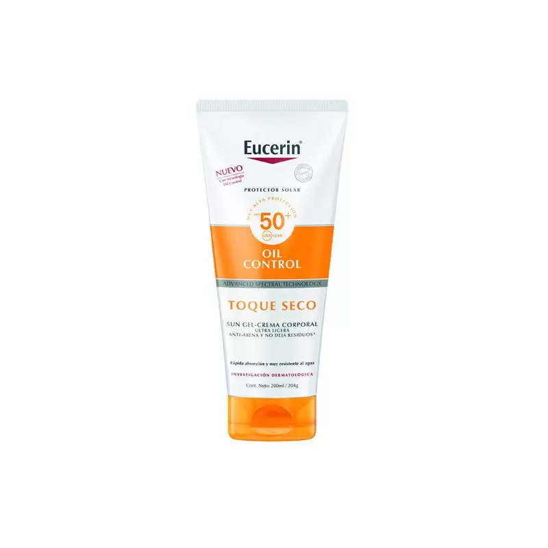  EUCERIN SUN OIL CONTROL TOQUE SECO SPF50 Fco x 200 ml