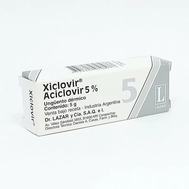 XICLOVIR 5% UNGUENTO DERMICO TUBO X 5 GR