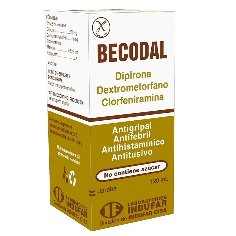  BECODAL JARABE FCO X 120 ML