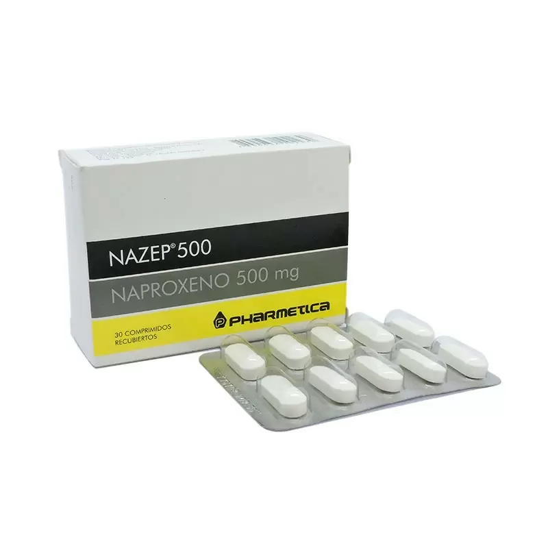 Comprar NAZEP 500 MG CAJA X 30 COMP Con Descuento de 20% en Farmacia y Perfumería Catedral