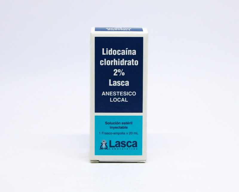 LIDOCAINA LASCA 2% AMPOLLA FCO X 20 ML