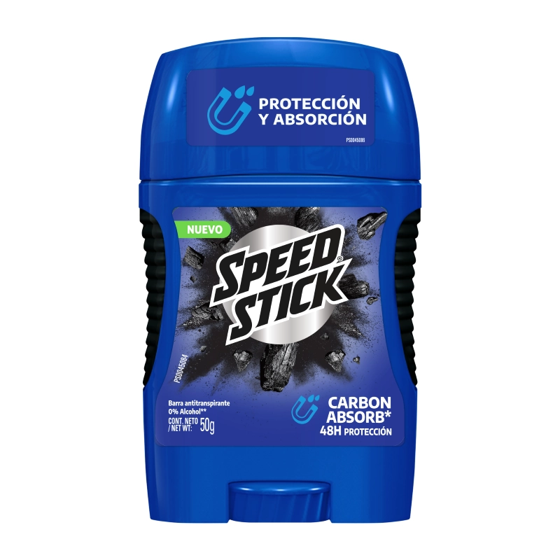  SPEED STICK DESODORANTE BARRA MASCULINO MSS CARBON ABSORB 50G