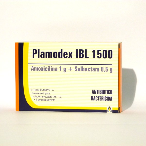  PLAMODEX IBL 1500 IM/IV INY CAJA X 1 AMP+SOLV