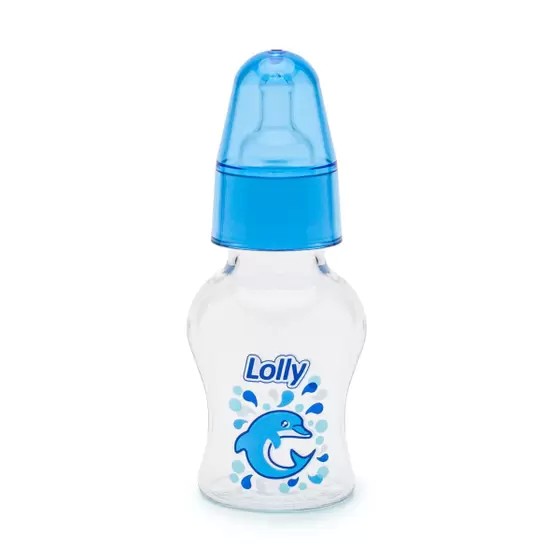 LOLLY 2361 MINI MAMADERA  AZUL Unid x 50 ml