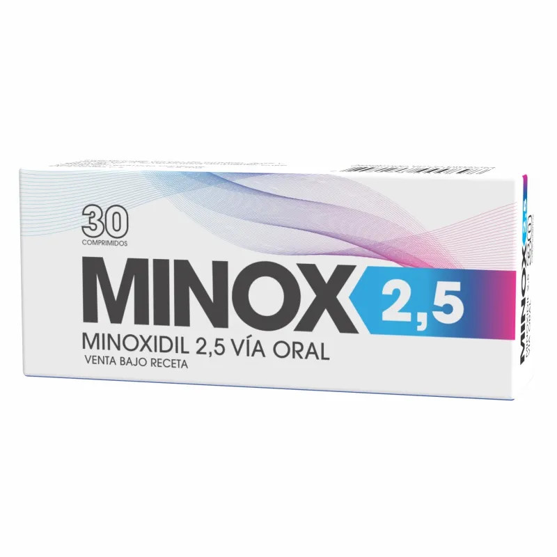  MINOX 2,5 MG CAJA X 30 COMPRIMIDOS