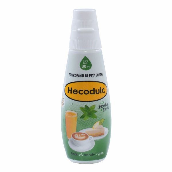 HECODULC SUCRALOSA + STEVIA Fco x 30 ml