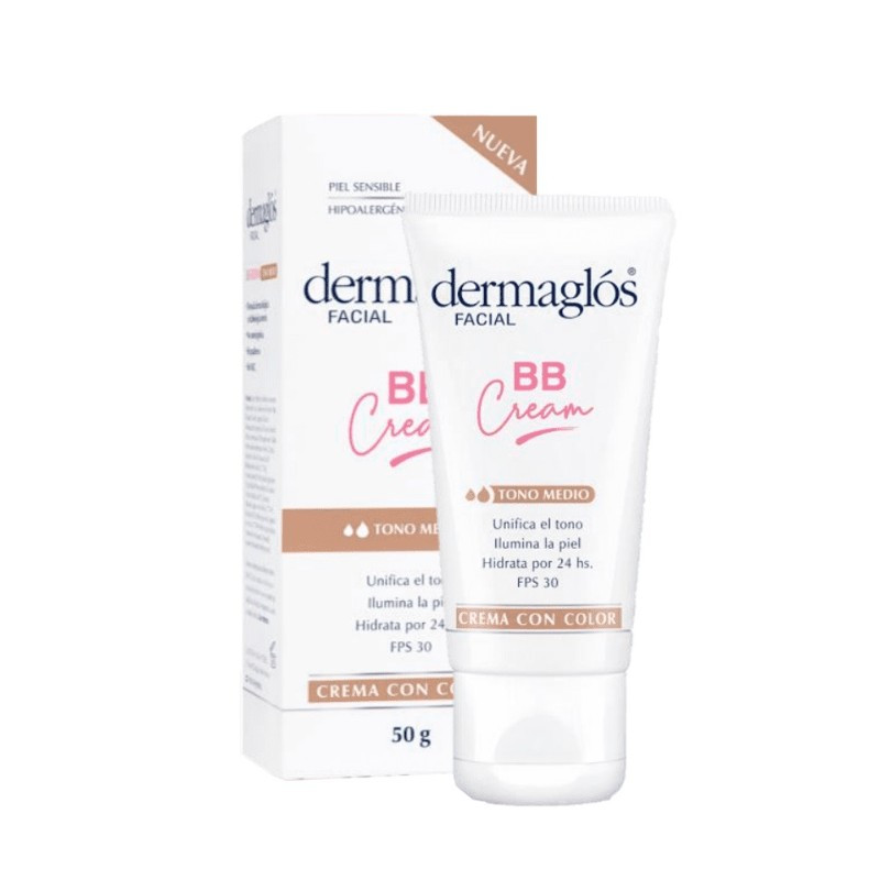  DERMAGLOS FACIAL BB CREAM TONO CLARO CJ x 50 GR