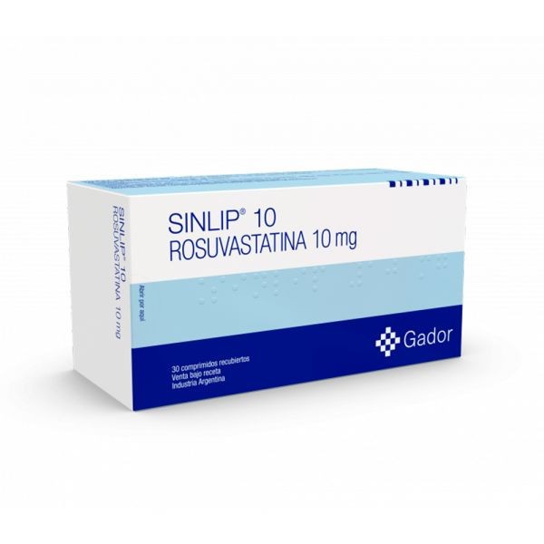  SINLIP 10 MG CAJA X 30 COMP