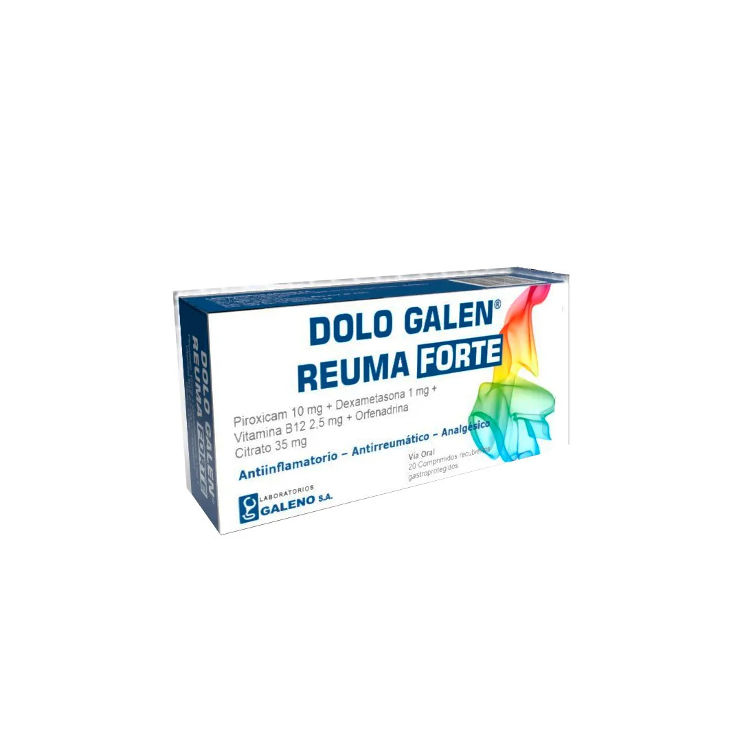 DOLO GALEN REUMA FORTE CAJA X 20 COMPRIMIDOS RECUBIERTOS