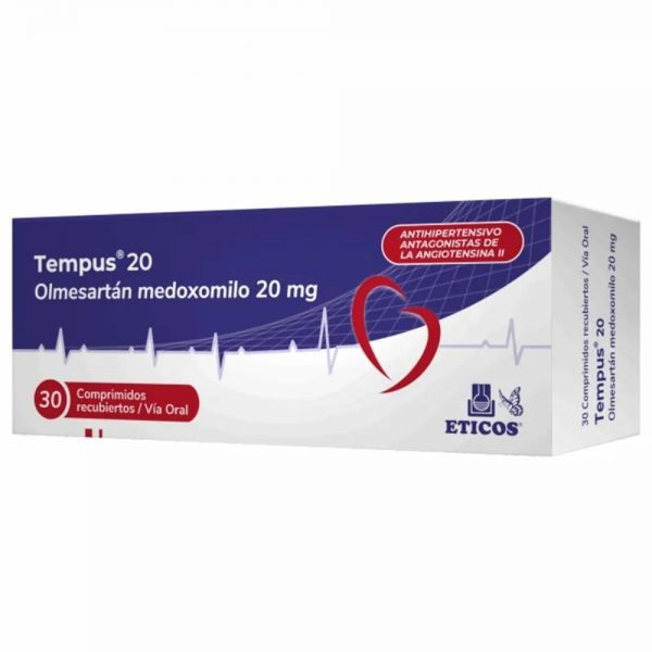 TEMPUS 20 MG CAJA X 30 COMPRIMIDOS RECUBIERTOS