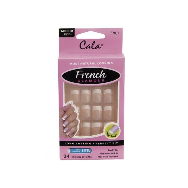 UÑAS POSTIZAS FRENCH GLAMOUR CJ