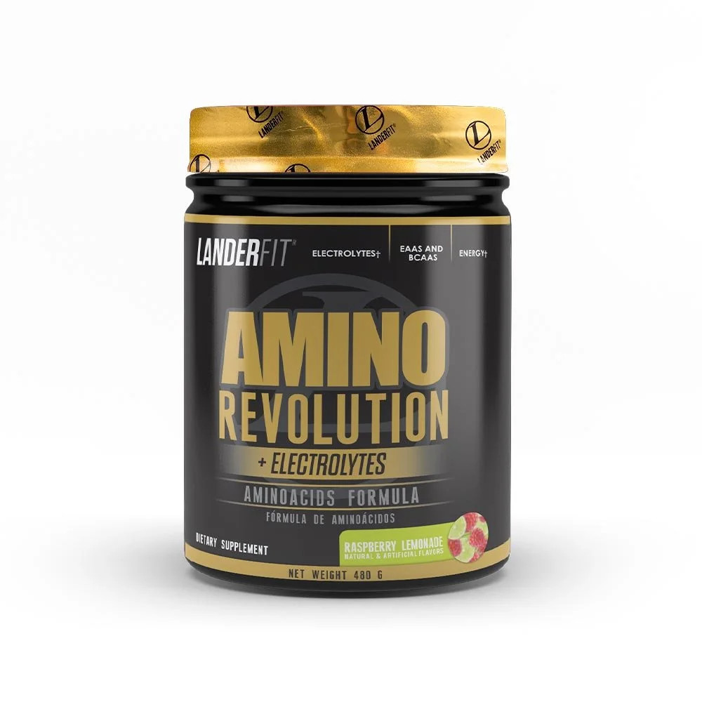  LF AMINO REVOL 002 RASP LEMON Pote x 480 GR