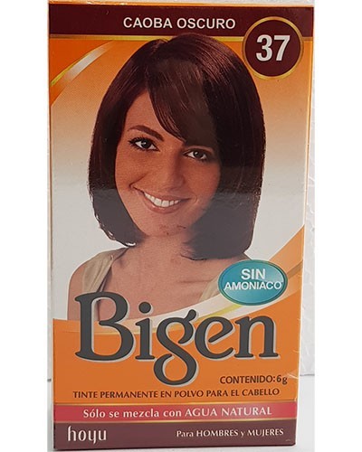 BIGEN COLOR PERMANENT HAIR NRO37 S/AMONIACO CJ