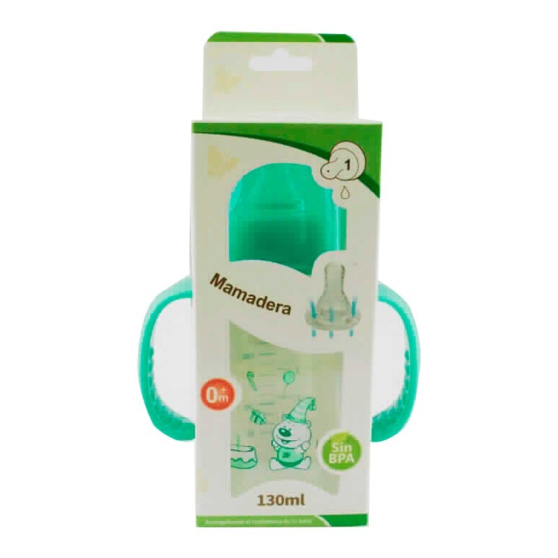  SUNDELIH 1583 MAMADERA PLAST C/MANGO 130ML Unid