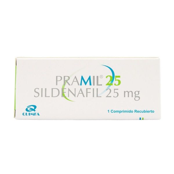 PRAMIL 25 MG. CAJA X 1 COMP REC