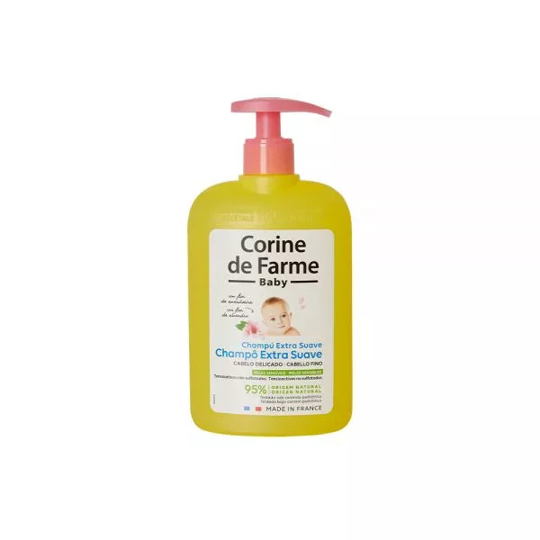  CORINE BABY SHAMPOO EXTRA SUAVE CON FLOR DE ALMENDRO - FRASCO 500ML