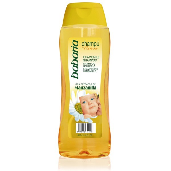 BABARIA 20305 SHAMP NIÑOS MANZANILLA Fco x 600 ML