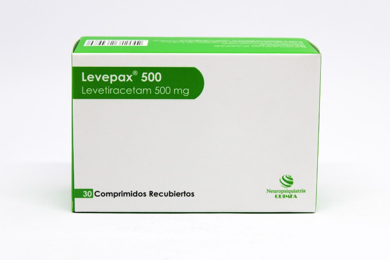 LEVEPAX 500MG CJ x 30 Comp rec