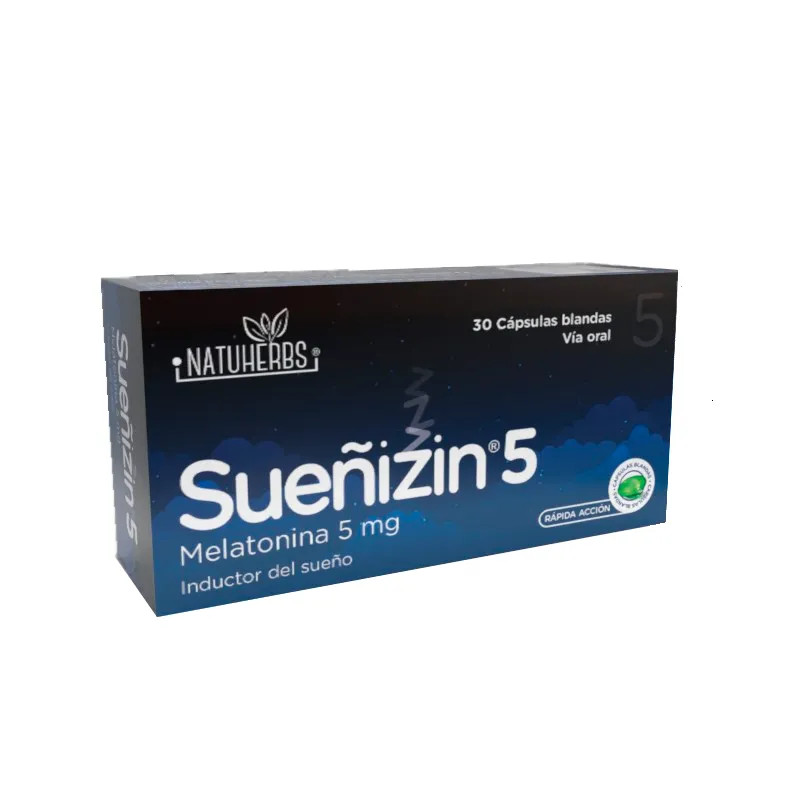 SUEÑIZIN 5MG CAJA X 30 CAPSULAS BLANCAS