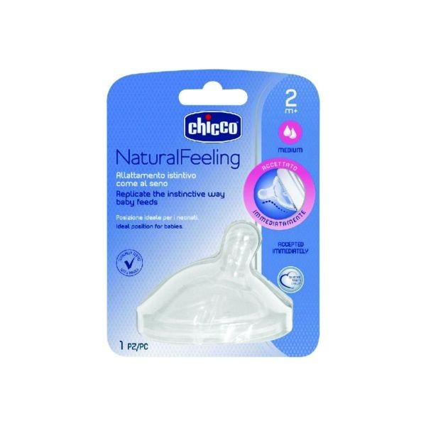  CHICCO 81023-10 TETINA STEP UP MEDIANO 2-+ 1PZ Unid