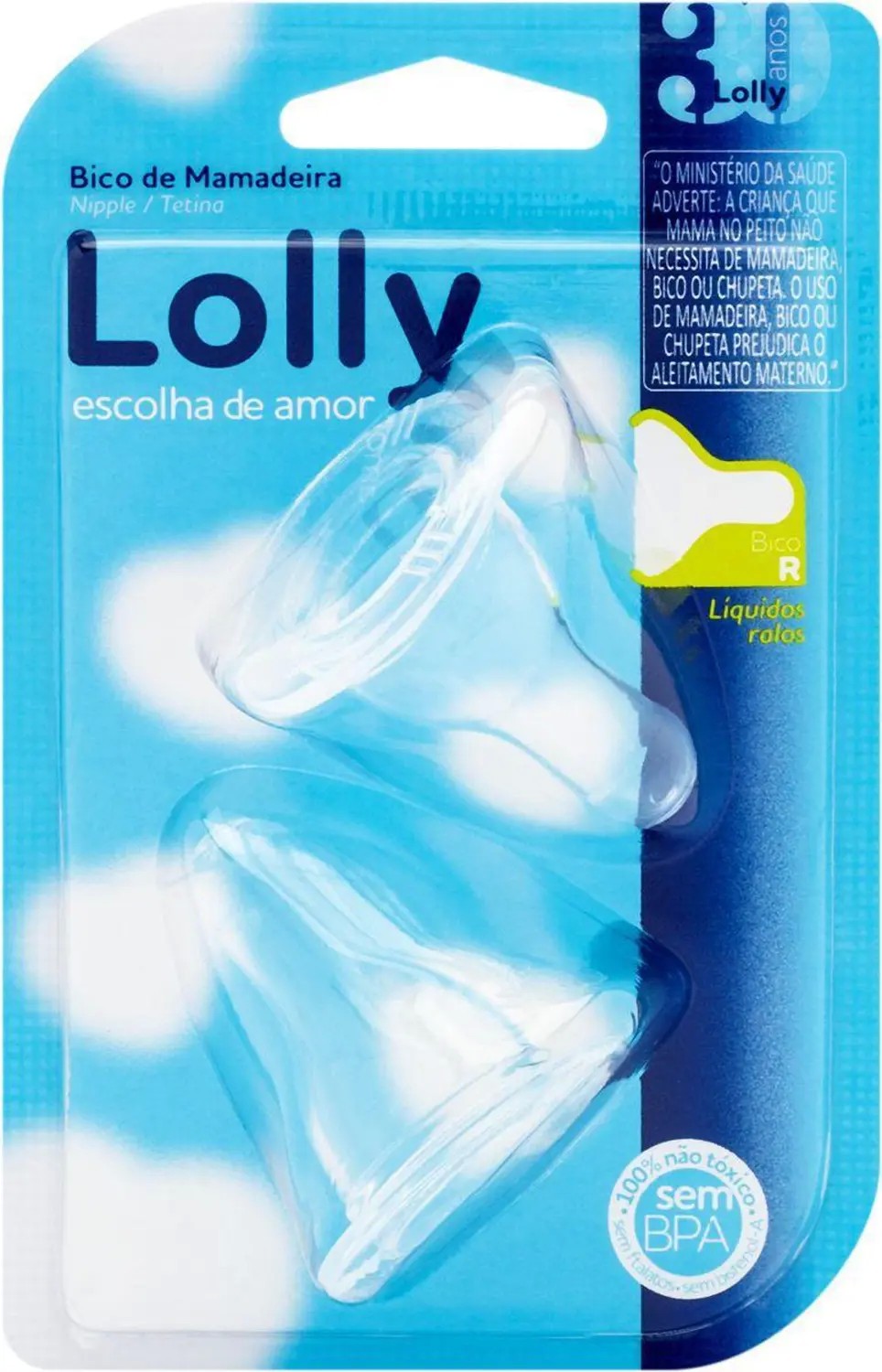 LOLLY 9347 TETINA SILICONA blister x 2 Unid