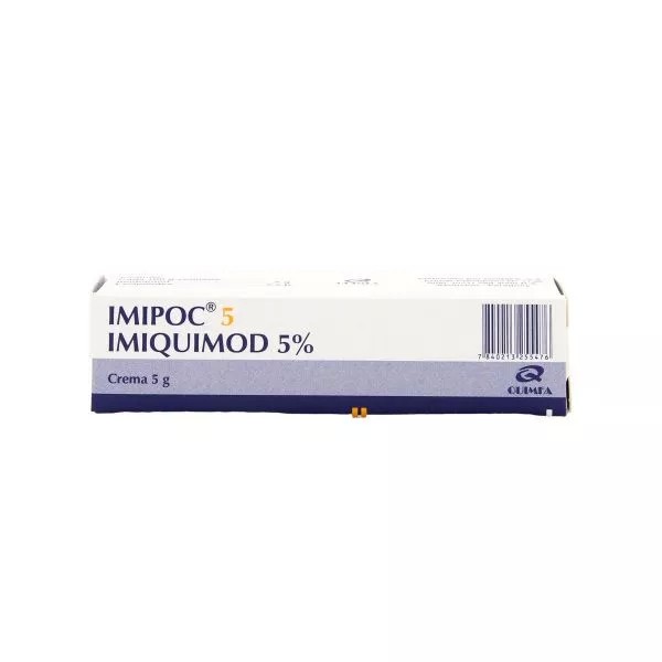  IMIPOC 5% CREMA TOPICA TUBO X 5 GR