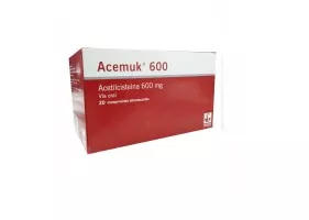  ACEMUK 600MG CAJA X 20 COMPRIMIDOS