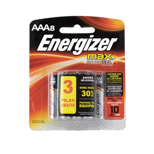  ENERGIZER 720 PILA ALC.AAA PALITO E92 blister x 8 Unid