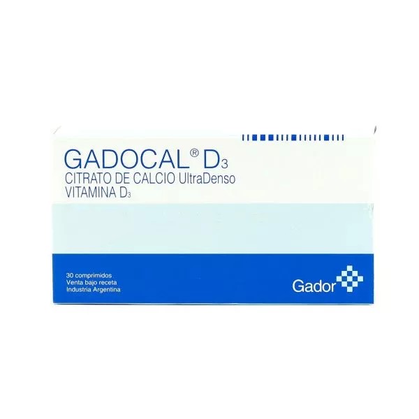 GADOCAL D3 200 MG CAJA X 30 COMP