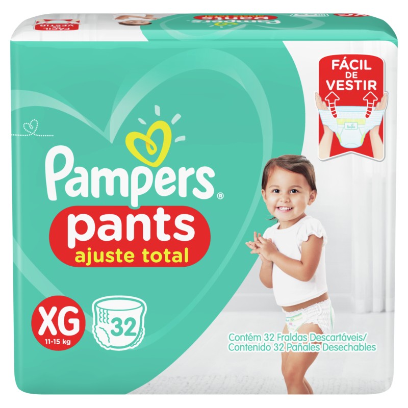 PAMPERS PANTS X-GDE PAQ X 32 UNID